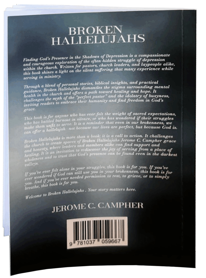 Broken Hallelujahs Printed Soft Cover Back